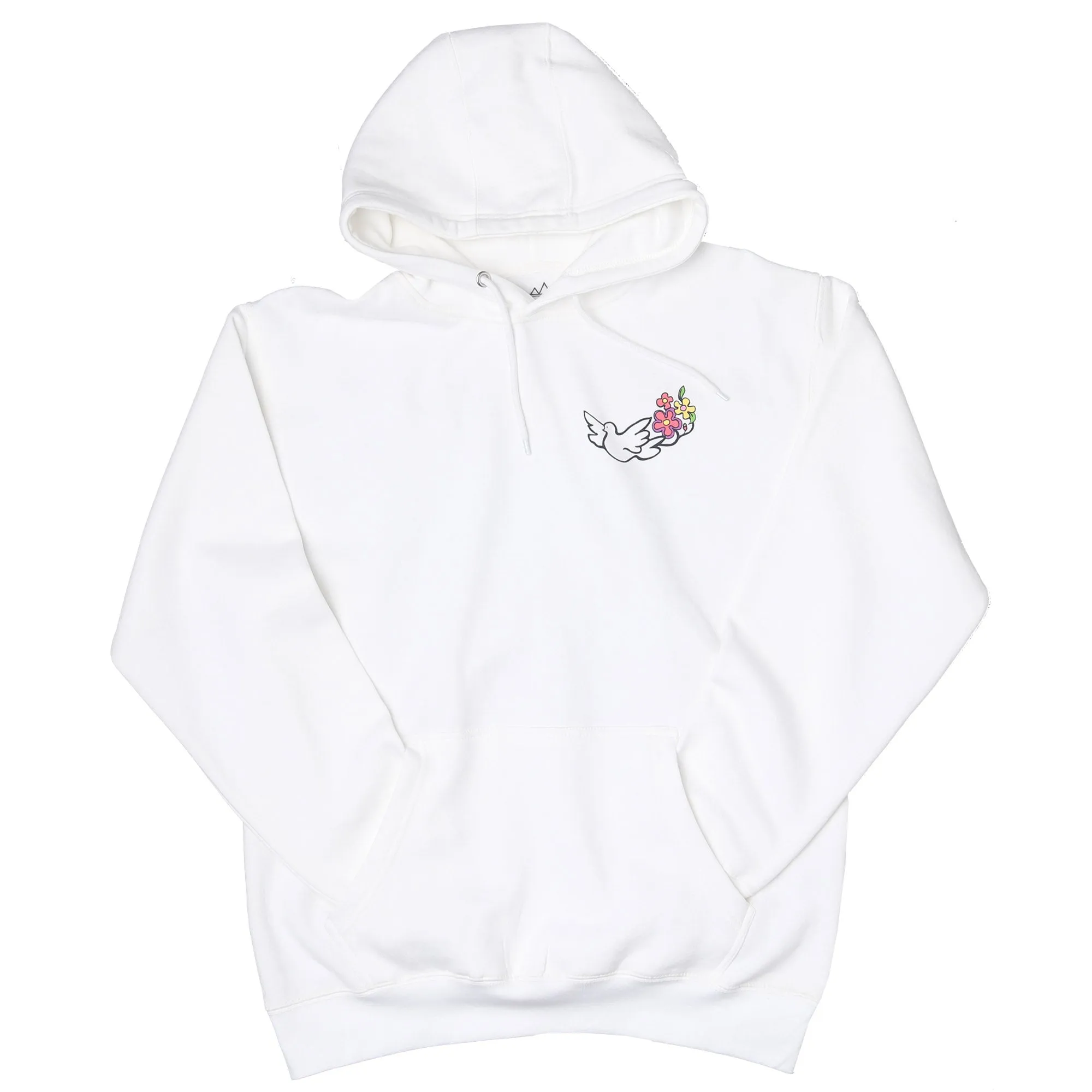 Peace Within White Fleece Hoodie sold by Altru