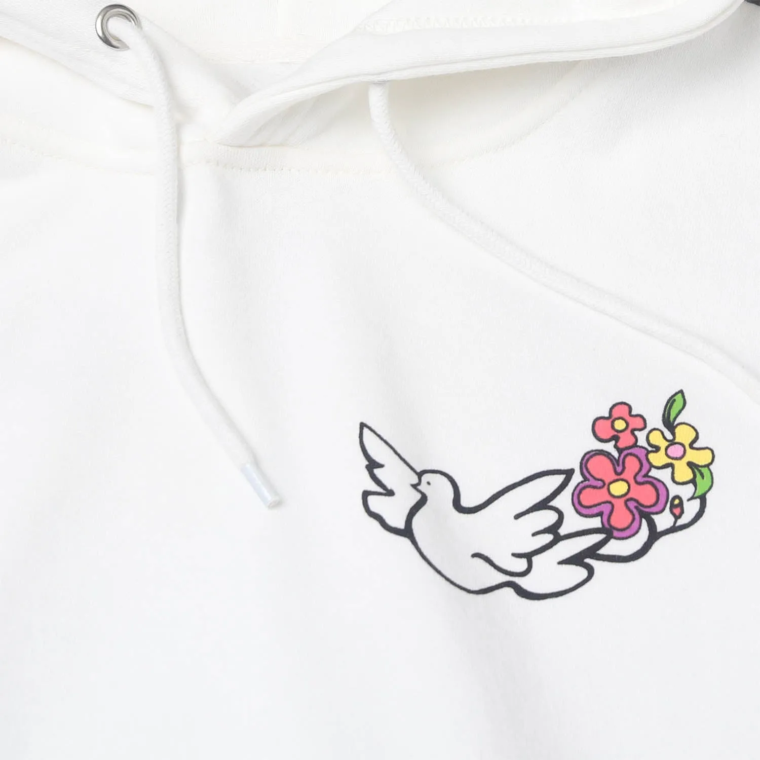 Peace Within White Fleece Hoodie sold by Altru product image thumbnail 3