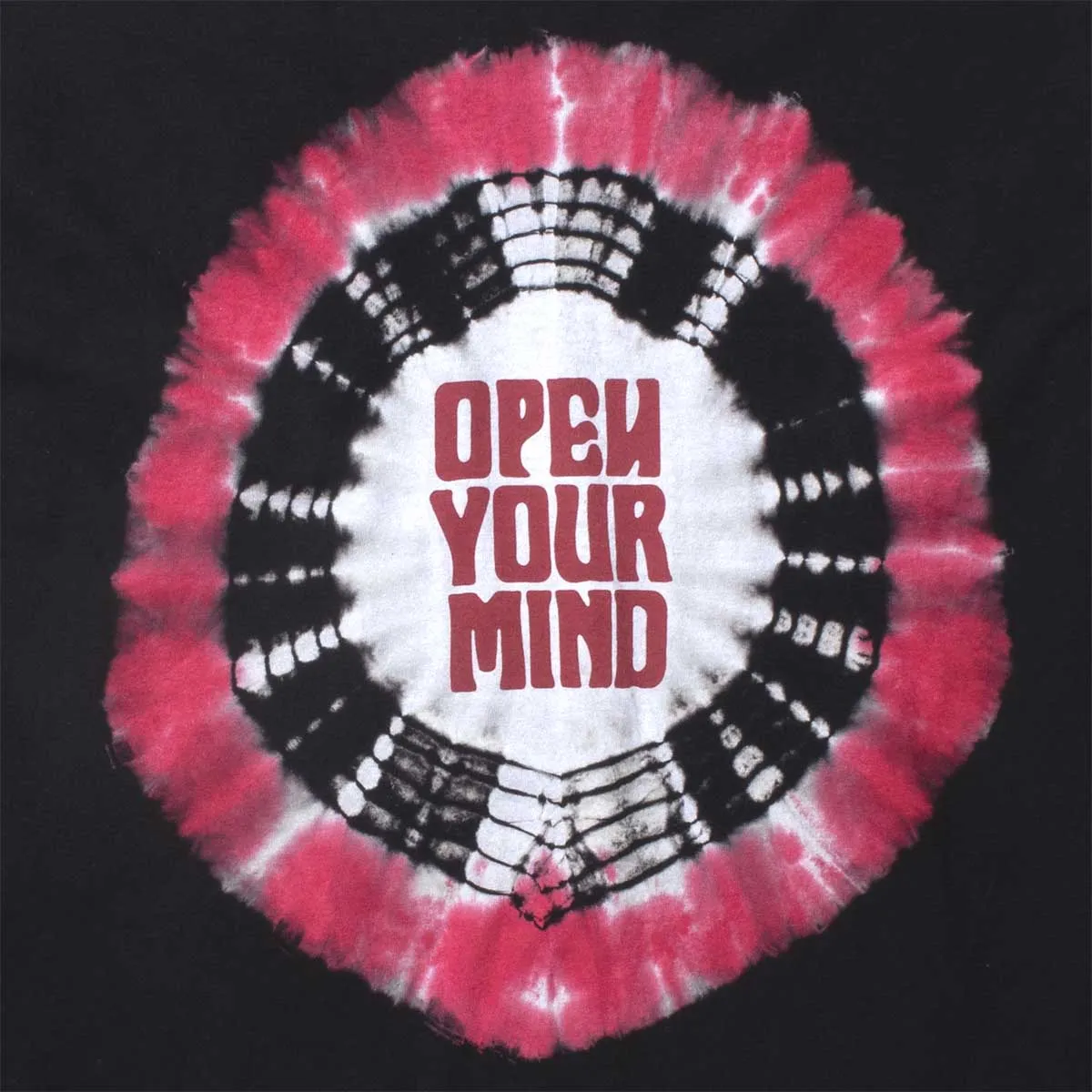 Open Your Mind tie-dye long sleeve graphic tee sold by Altru product image thumbnail 2