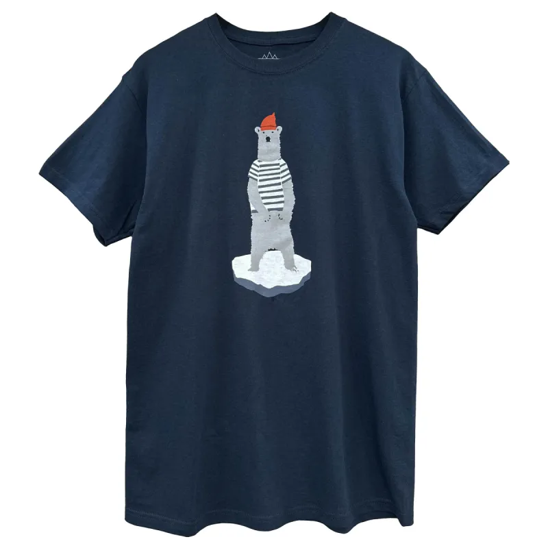 Polar Bear on Ice Tee shirt sold by Altru