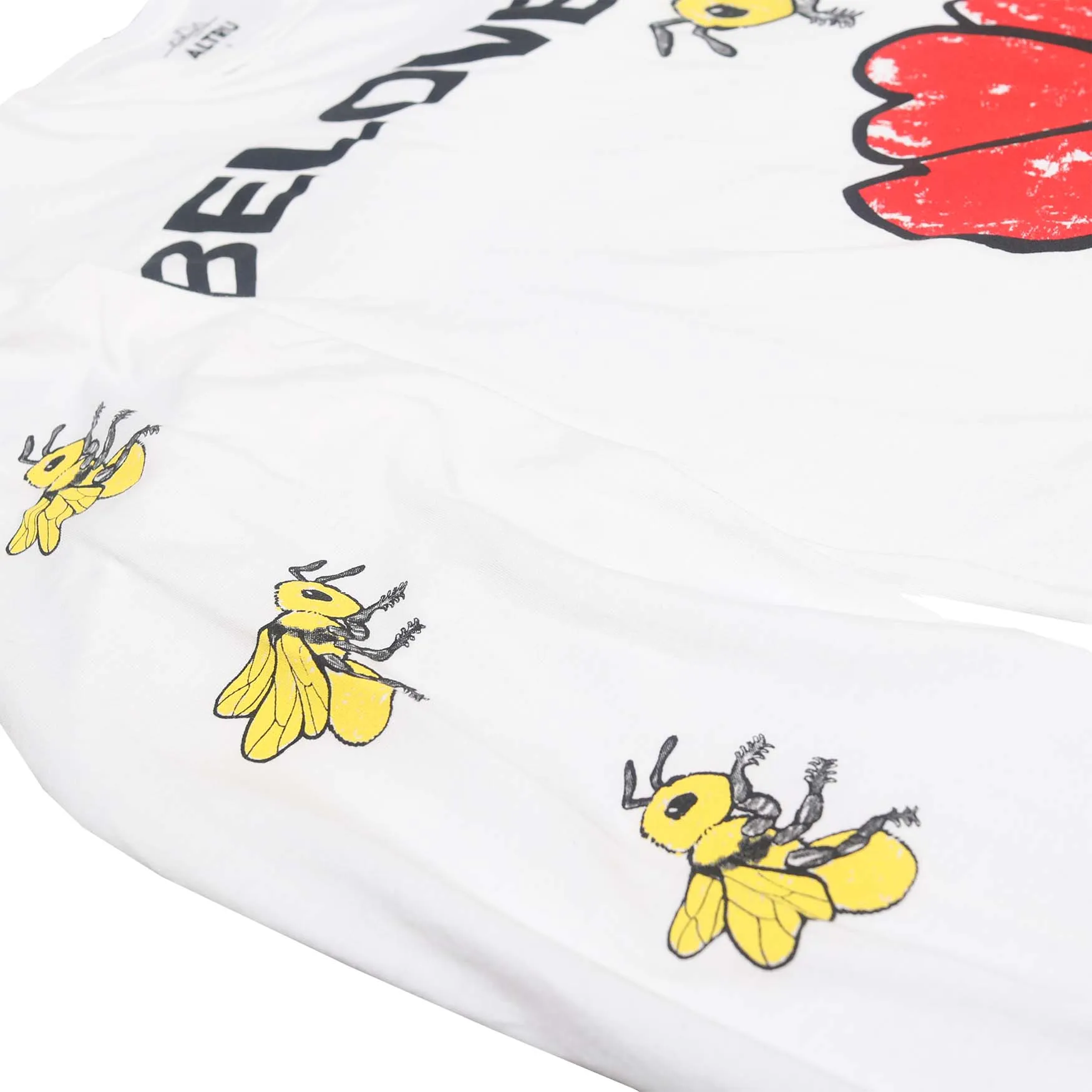 Beloved Tulips Bee L/S T-shirt graphic on front & right sleeve sold by Altru product image thumbnail 4
