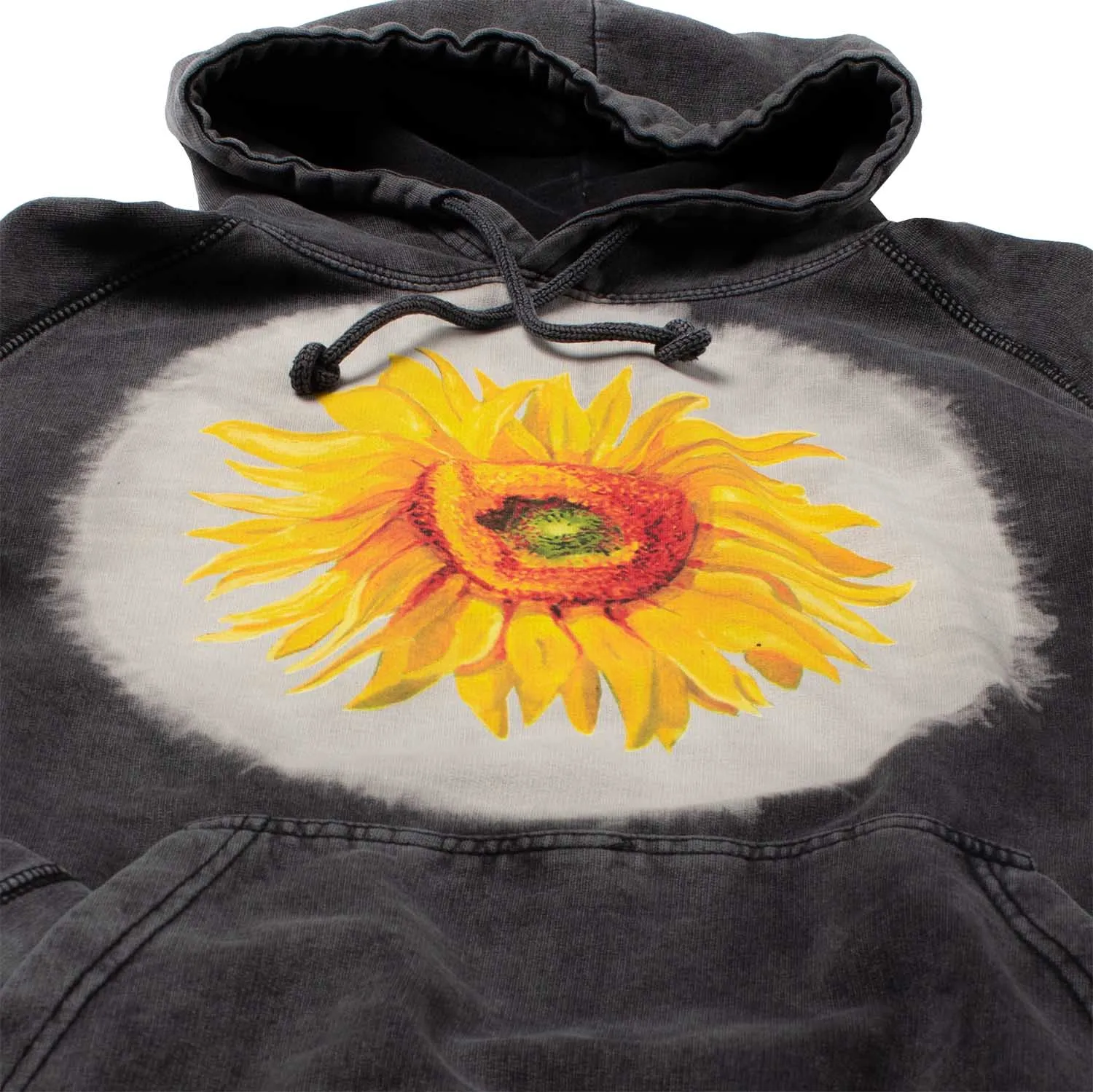 Van Gogh Big Sunflower Black Hoodie sold by Altru product image thumbnail 2