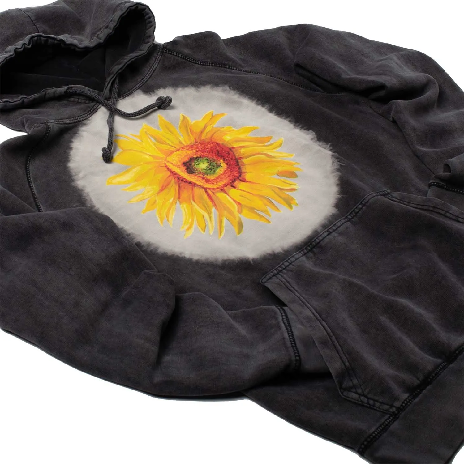 Van Gogh Big Sunflower Black Hoodie sold by Altru product image thumbnail 5