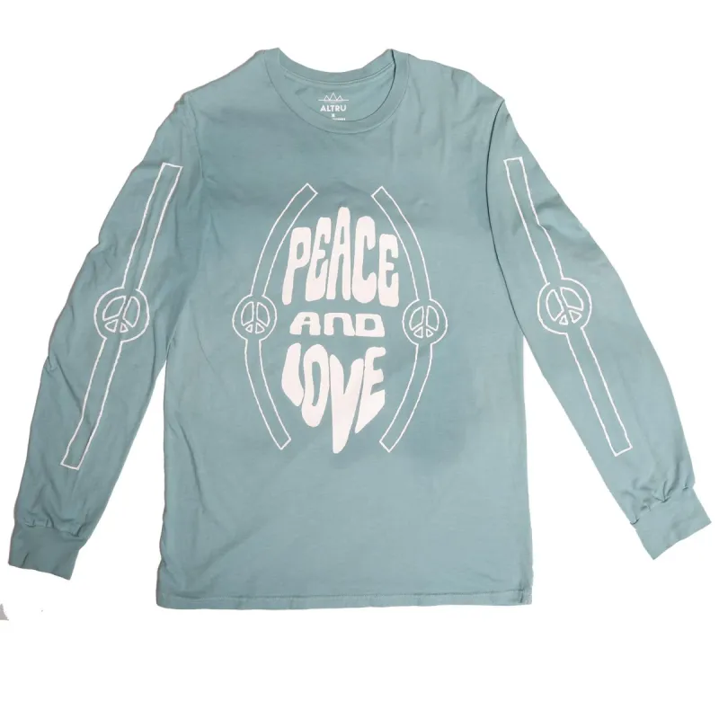 Peace and Love L/S T-shirt sold by Altru