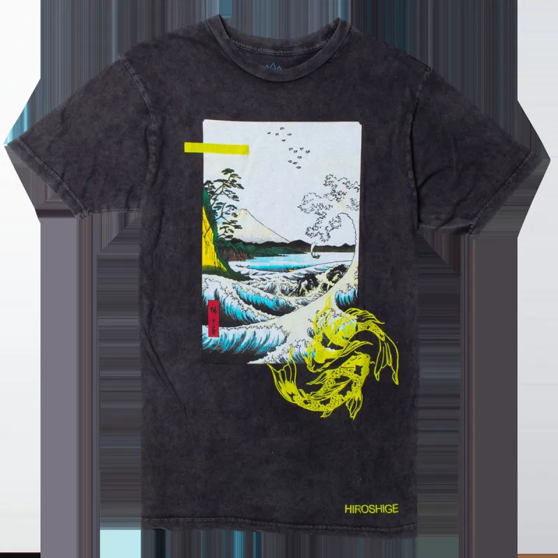 Hiroshige Mt. Fuji vintage washed graphic tee sold by Altru