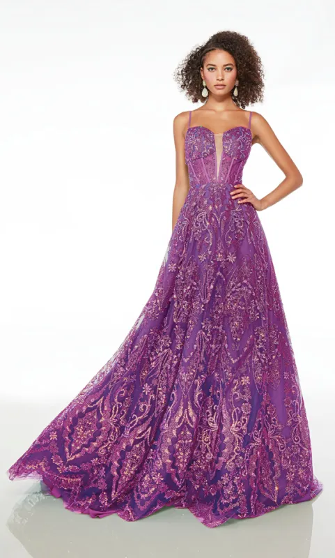 Formal Dress: 61581. Long, Plunging Neckline, Ballgown sold by Alyce Paris