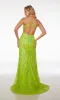Formal Dress: 61555. Long, Plunging Neckline, Straight sold by Alyce Paris