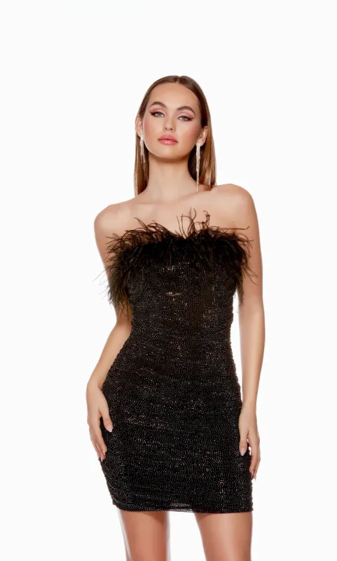ALYCE Paris 4728 Homecoming Short Strapless Embellished  Dress sold by Alyce Paris
