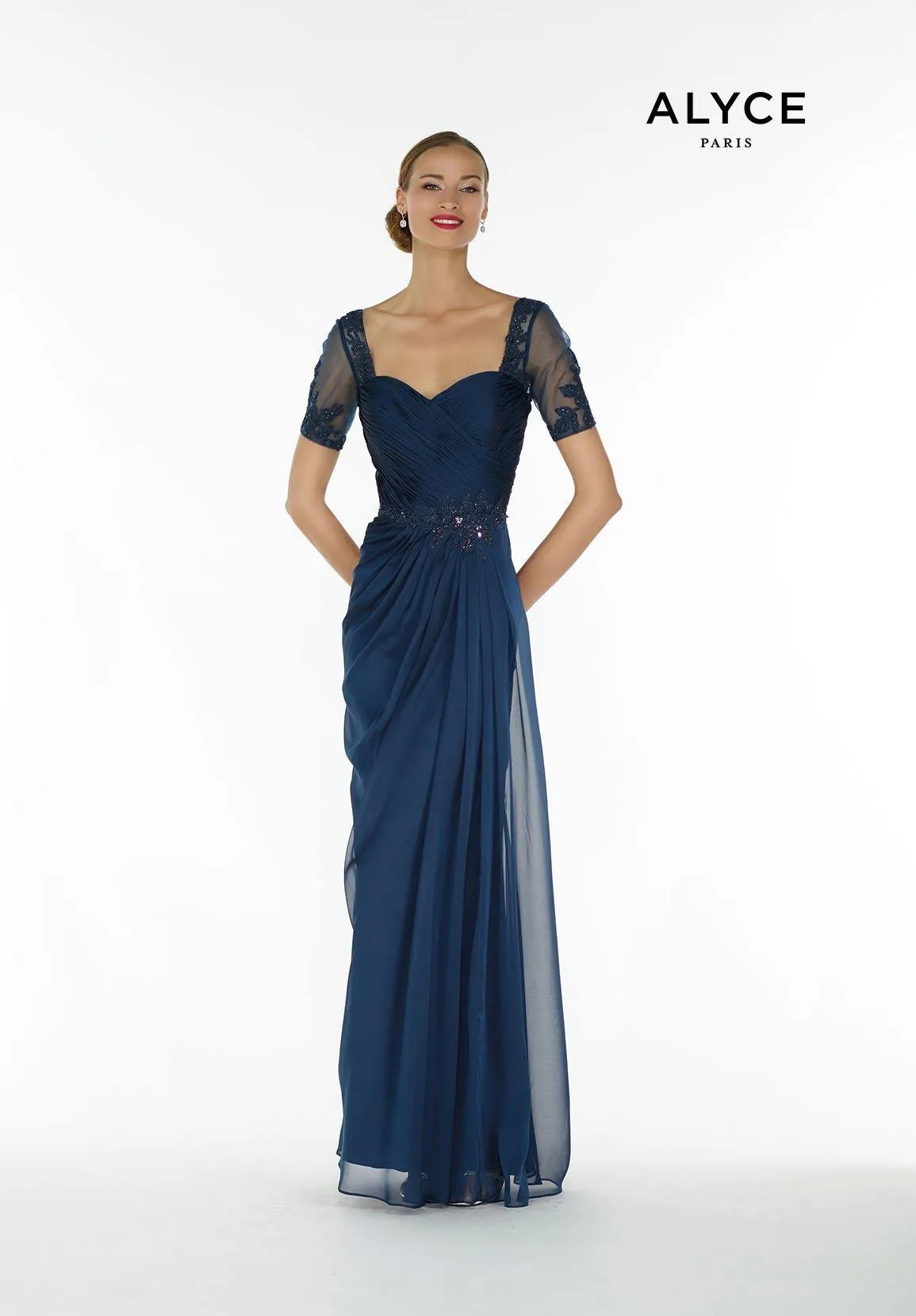 ALYCE Paris 29580 Special Occasion Sweetheart Elegant Flowy Dress sold by Alyce Paris product image thumbnail 3