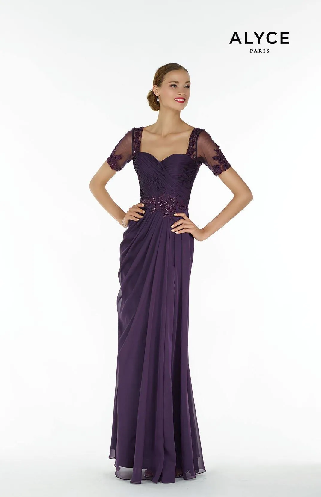 ALYCE Paris 29580 Special Occasion Sweetheart Elegant Flowy Dress sold by Alyce Paris product image thumbnail 2