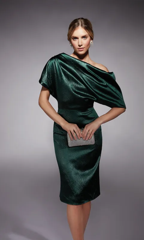 ALYCE Paris 70060 Bridal One Shoulder Neckline Elegant Straight Dress sold by Alyce Paris