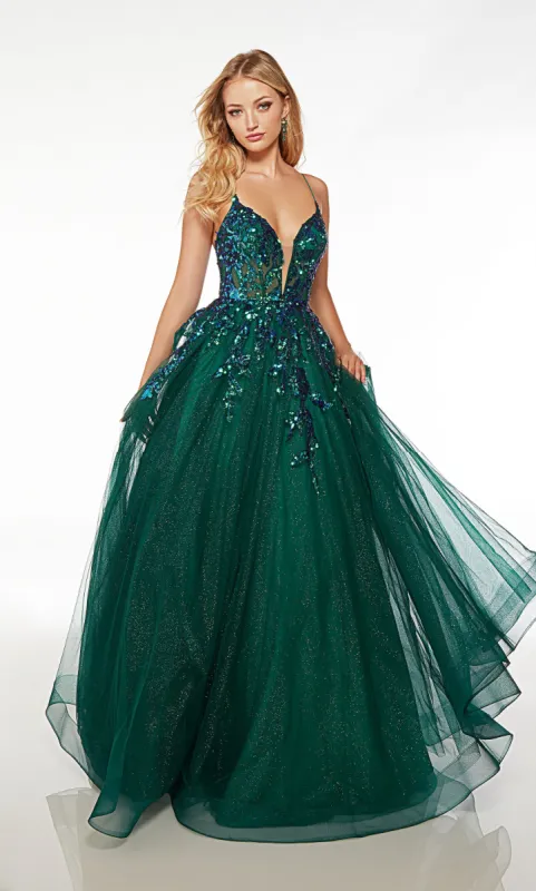 Formal Dress: 61575. Long, Plunging Neckline, Ballgown sold by Alyce Paris