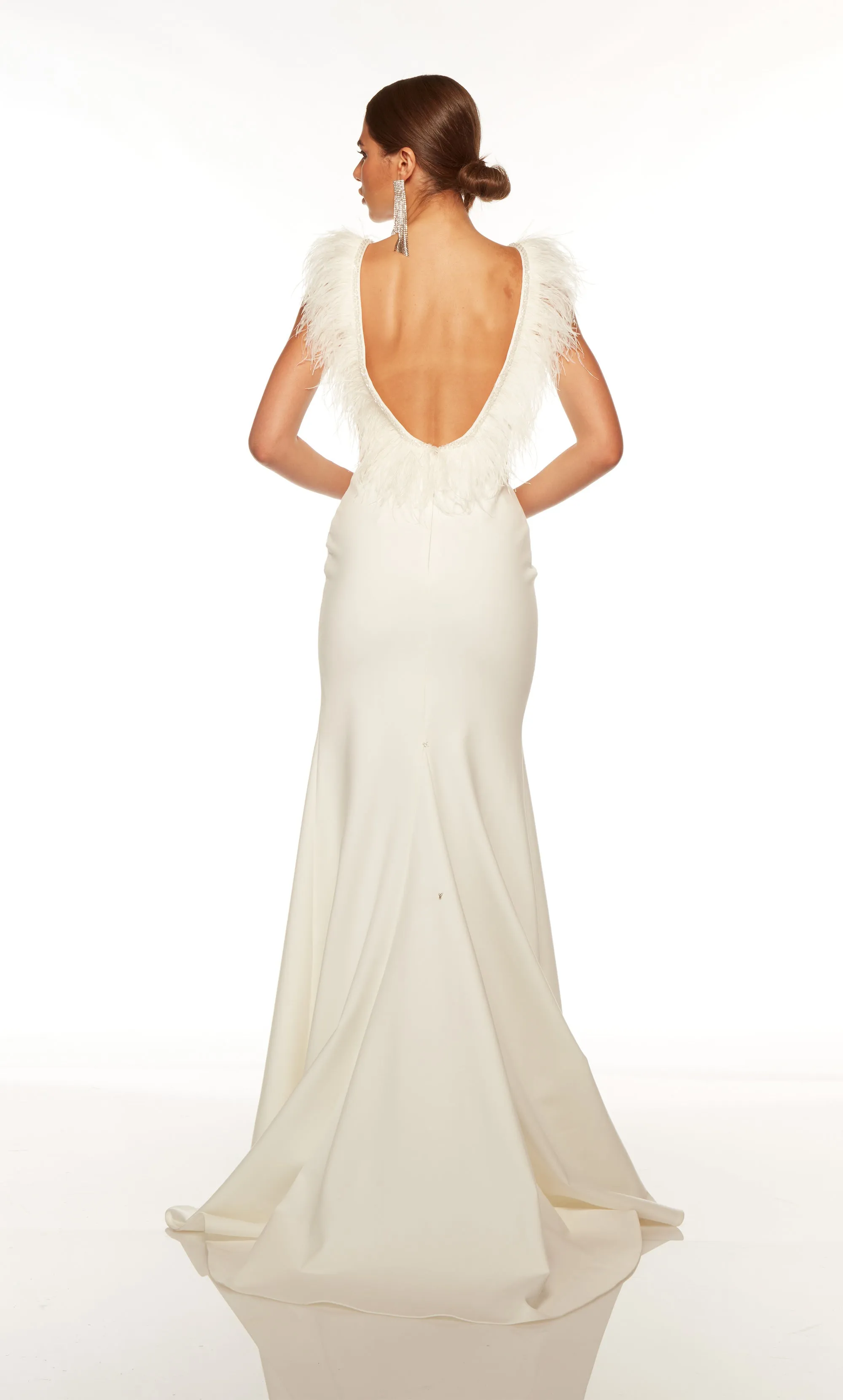 ALYCE Paris 7087 Bridal Plunging Embellished Mermaid Dress sold by Alyce Paris product image thumbnail 2