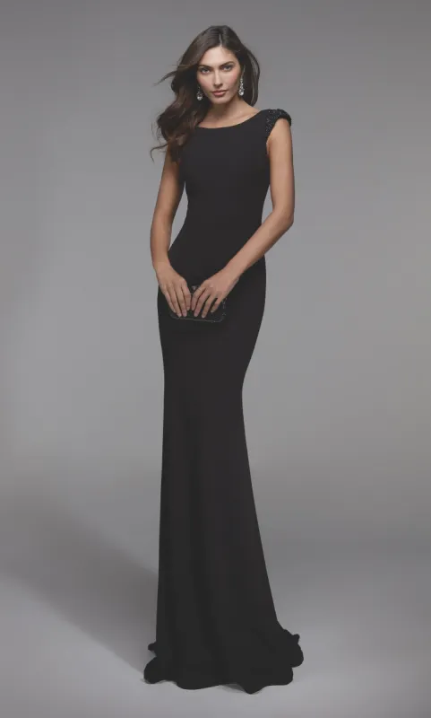 ALYCE Paris 27539 Special Occasion High Train Fit N Flare Dress sold by Alyce Paris