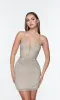 Formal Dress: 4508. Short, Plunging Neckline, Straight sold by Alyce Paris