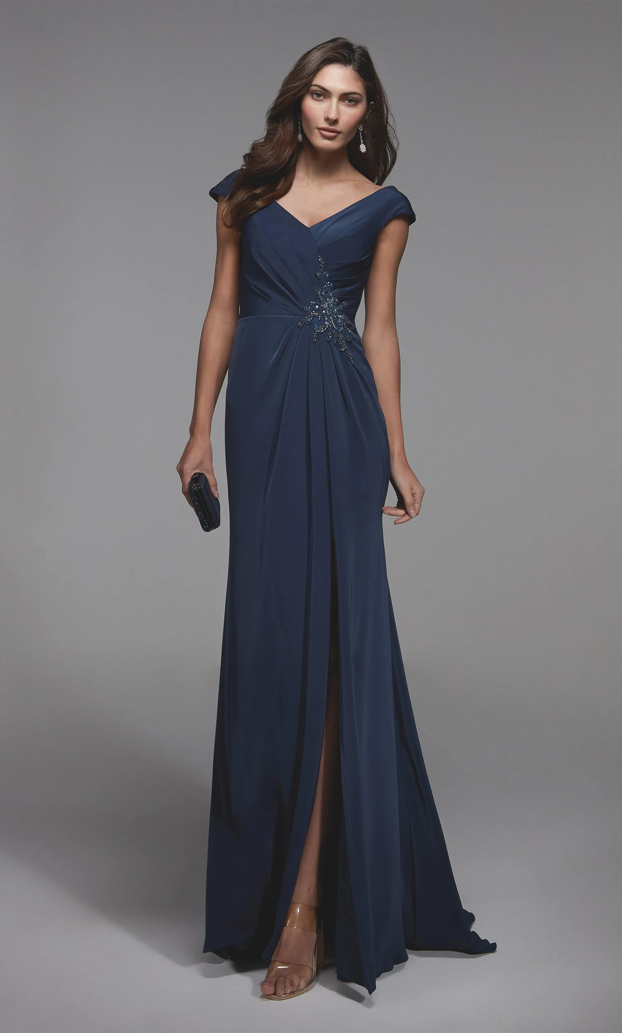 ALYCE Paris 27508 Special Occasion V-neckline Elegant Straight Dress sold by Alyce Paris