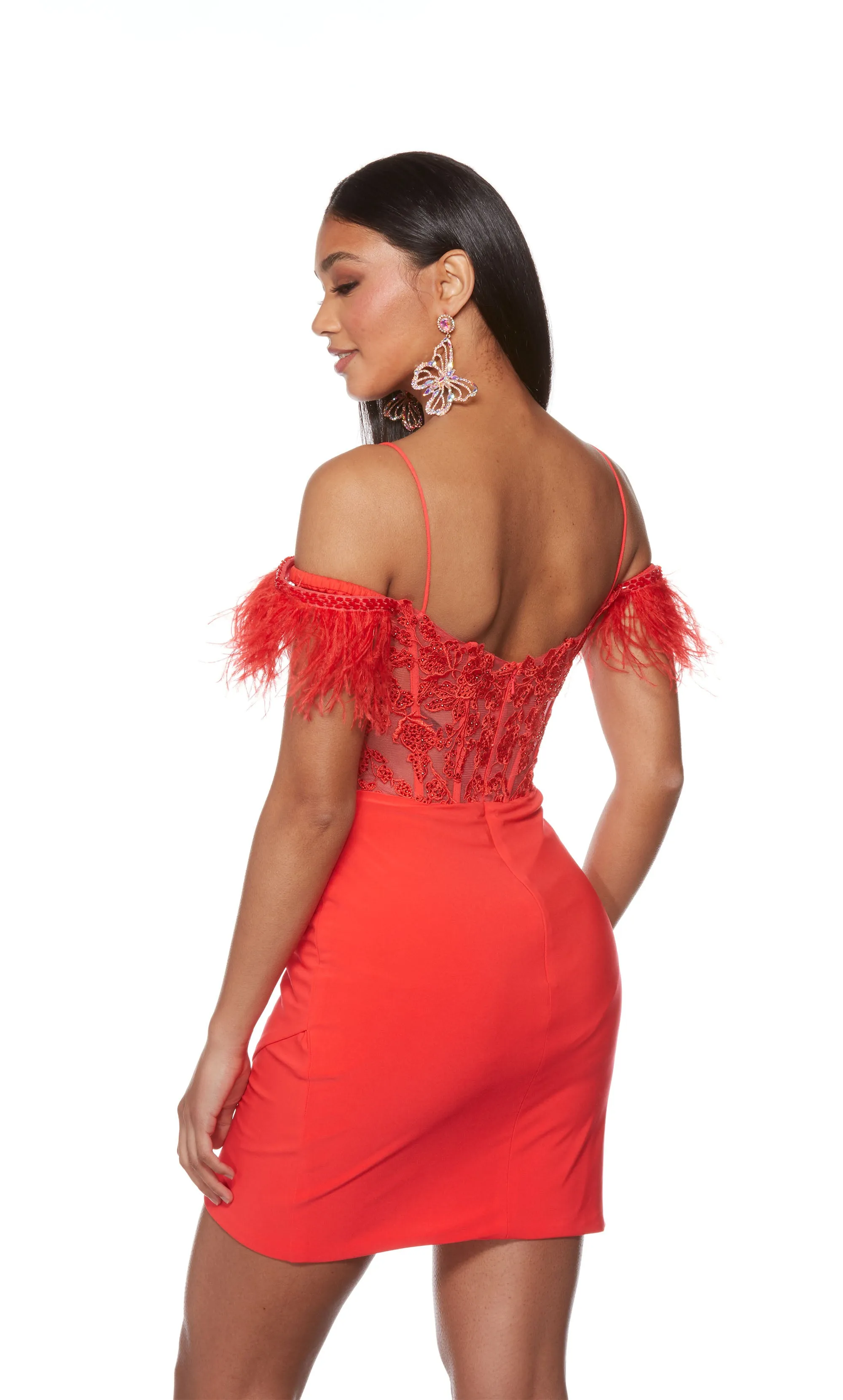 Formal Dress: 4693. Short, Off The Shoulder, Straight sold by Alyce Paris product image thumbnail 2