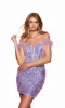 Formal Dress: 4768. Short, Off The Shoulder, Straight sold by Alyce Paris