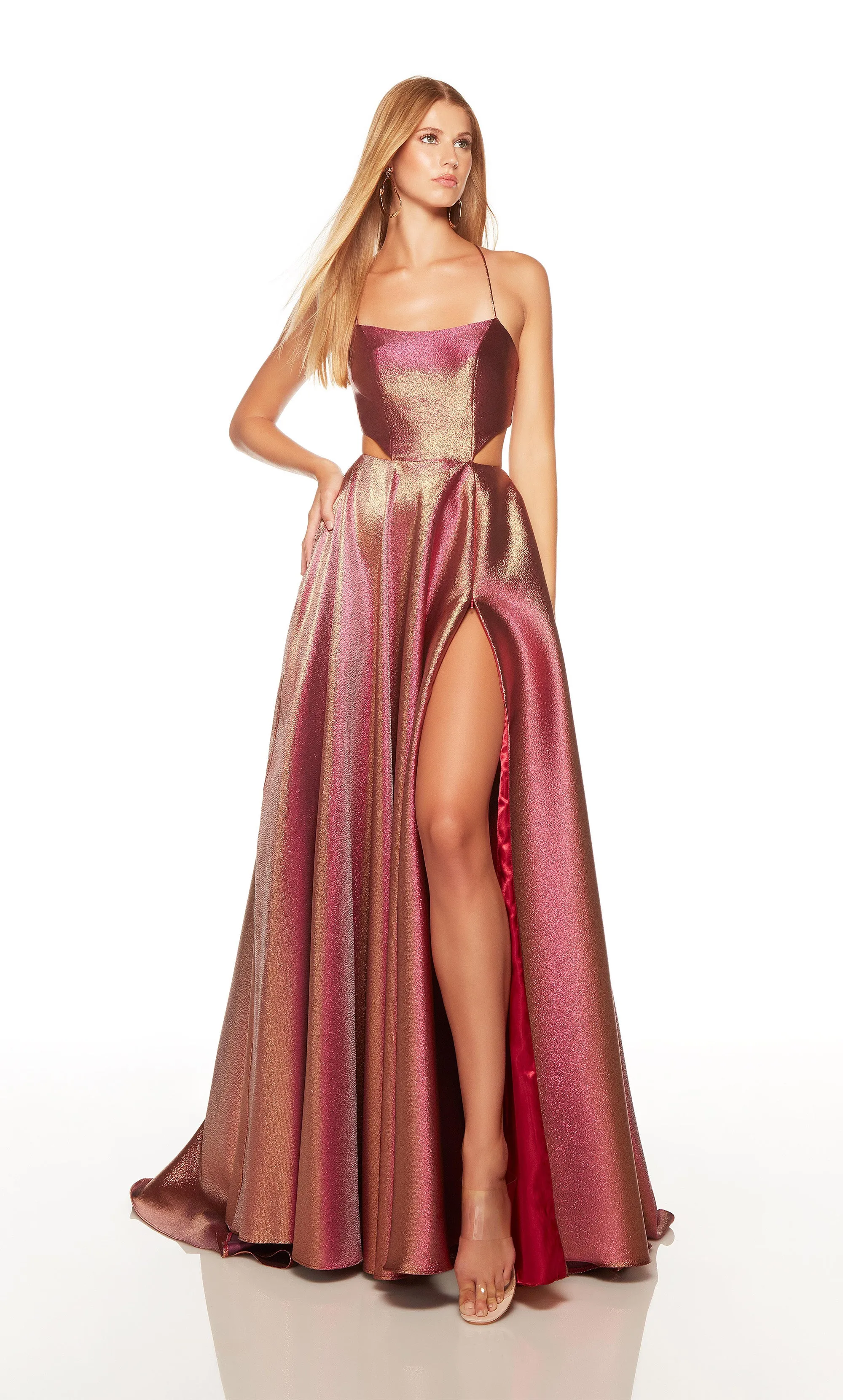 ALYCE Paris 1769 The Secret Dress - Long Straight Across Pockets A Line Dress sold by Alyce Paris product image thumbnail 3