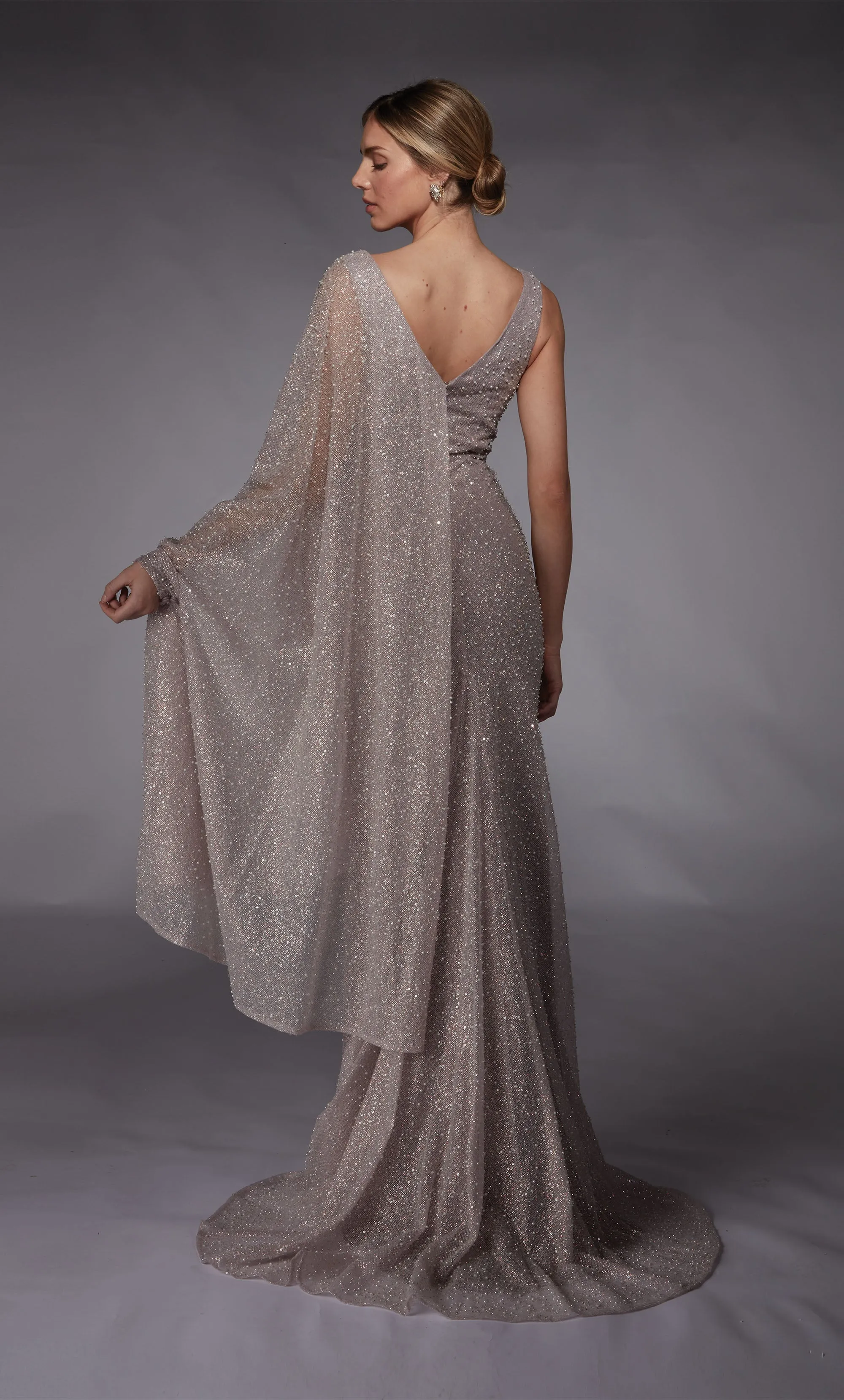 ALYCE Paris 27772 Special Occasion Plunging Neckline Ruched/draped Straight Dress sold by Alyce Paris product image thumbnail 4