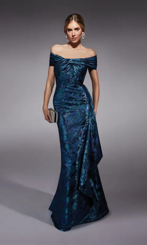 ALYCE Paris 27737 Special Occasion Off The Shoulder Chic Mermaid Dress sold by Alyce Paris