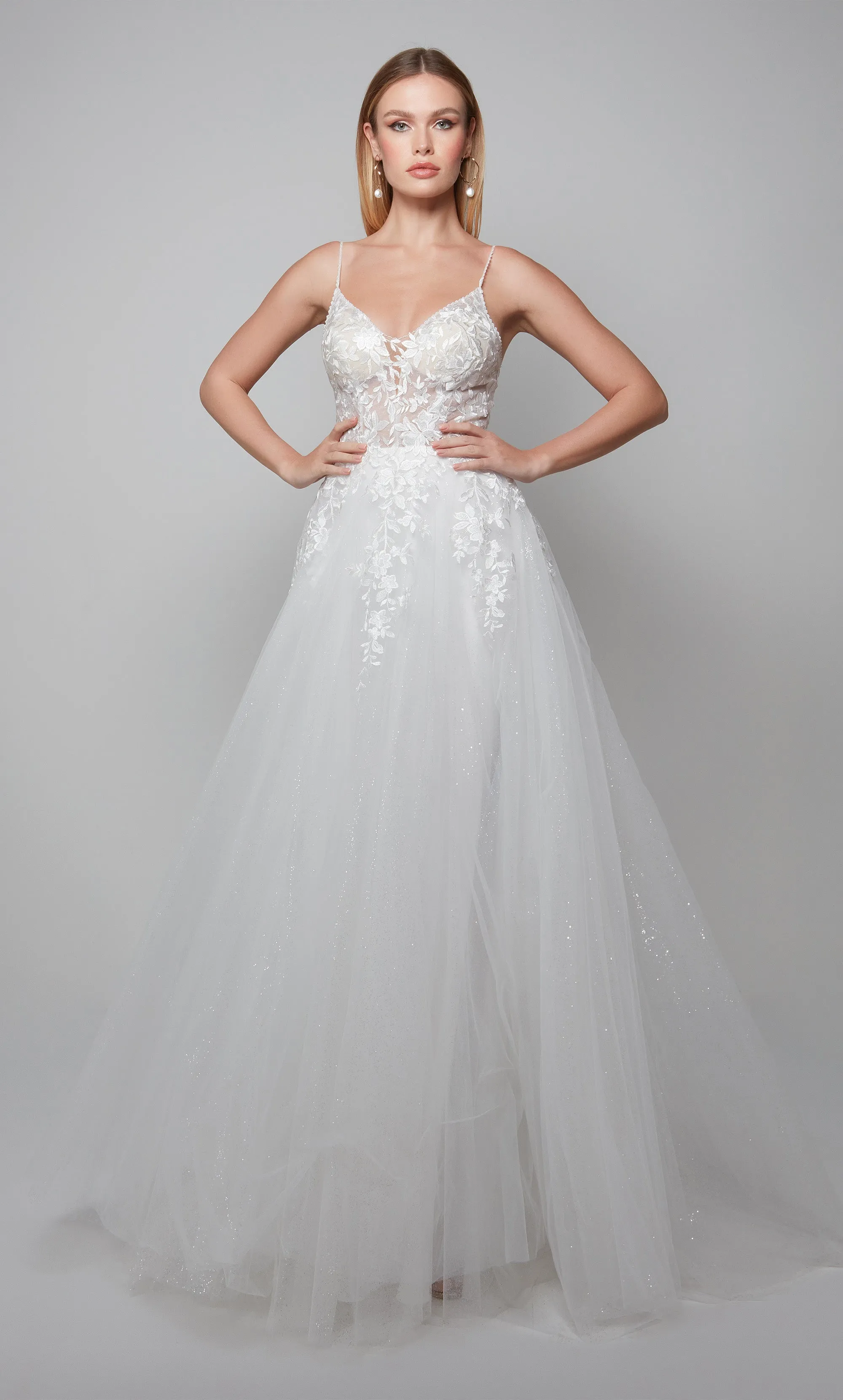 ALYCE Paris 7079 Bridal Sweetheart Neckline Illusion Ballgown Dress sold by Alyce Paris