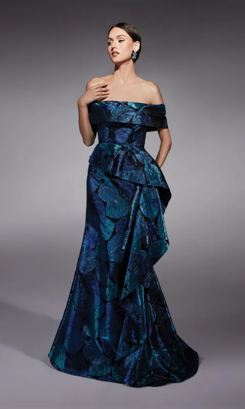 ALYCE Paris 27736 Special Occasion Off The Shoulder Ruffles Mermaid Dress sold by Alyce Paris