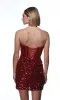 ALYCE Paris 4909 Homecoming Short Strapless Shimmery/sparkly Dress sold by Alyce Paris