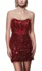 ALYCE Paris 4909 Homecoming Short Strapless Shimmery/sparkly Dress sold by Alyce Paris