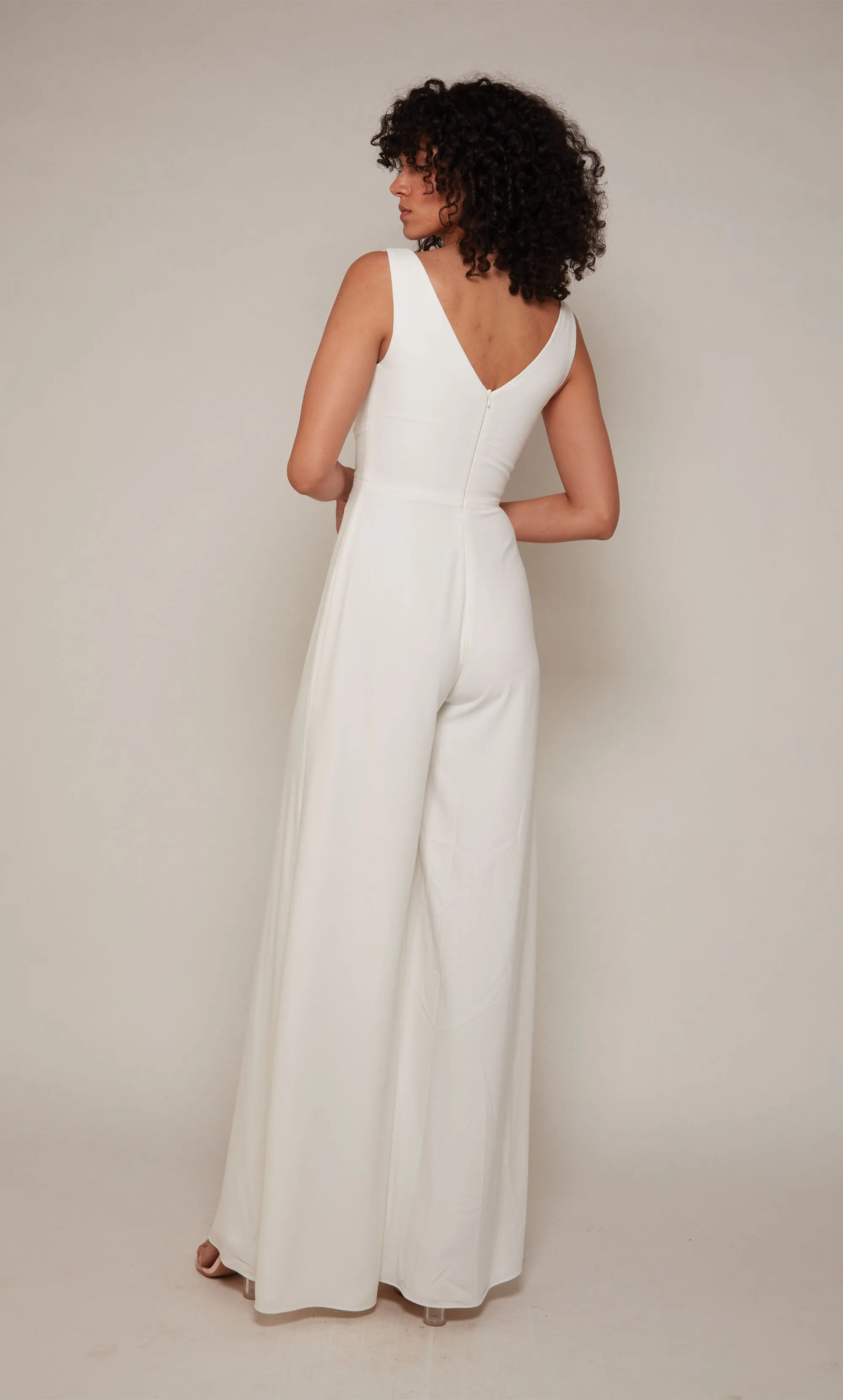 ALYCE Paris 70052 Bridal High Neckline Sexy Jumpsuit Dress sold by Alyce Paris product image thumbnail 2