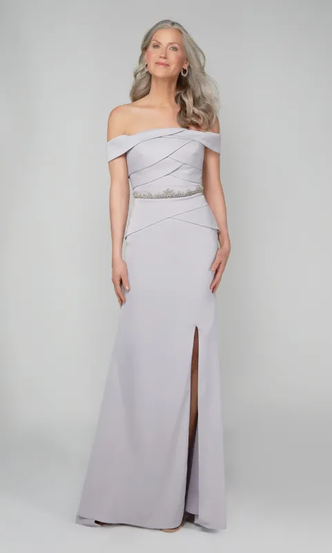 Formal Dress: 27610. Long, Off The Shoulder, Straight sold by Alyce Paris