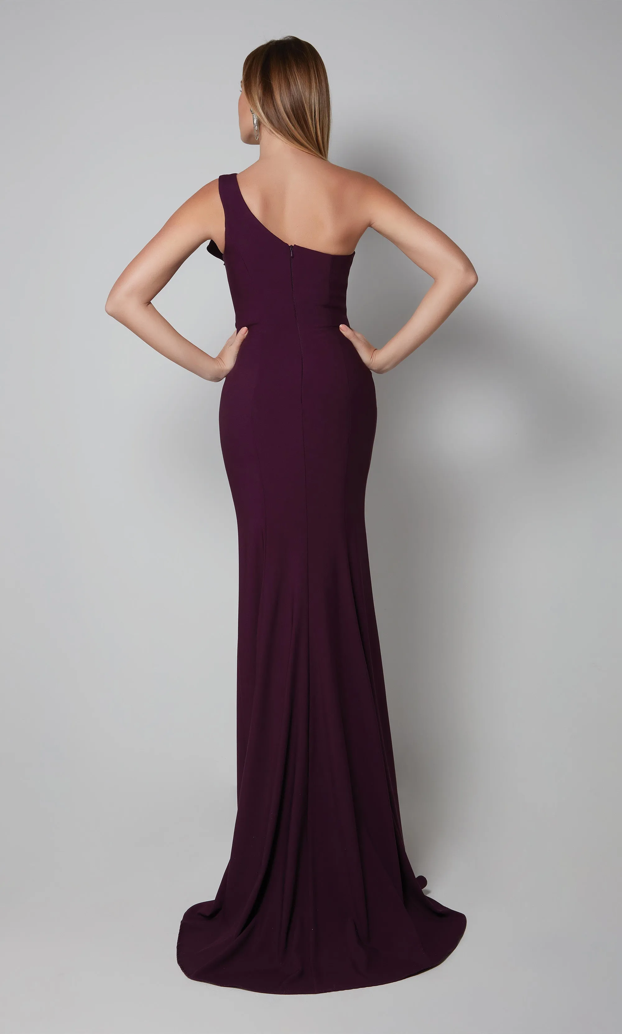 ALYCE Paris 27575 Special Occasion One Shoulder Neckline Elegant Straight Dress sold by Alyce Paris product image thumbnail 2