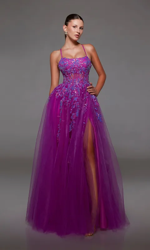 ALYCE Paris 1785 The Secret Dress - Long Straight Across Corset Ballgown Dress sold by Alyce Paris