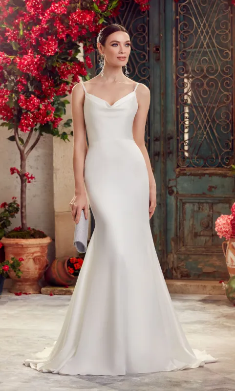 ALYCE Paris 7051 Bridal Cowl Neckline Train Mermaid Dress sold by Alyce Paris