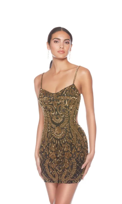 ALYCE Paris 84010 Scoop Embellished Straight Dress sold by Alyce Paris