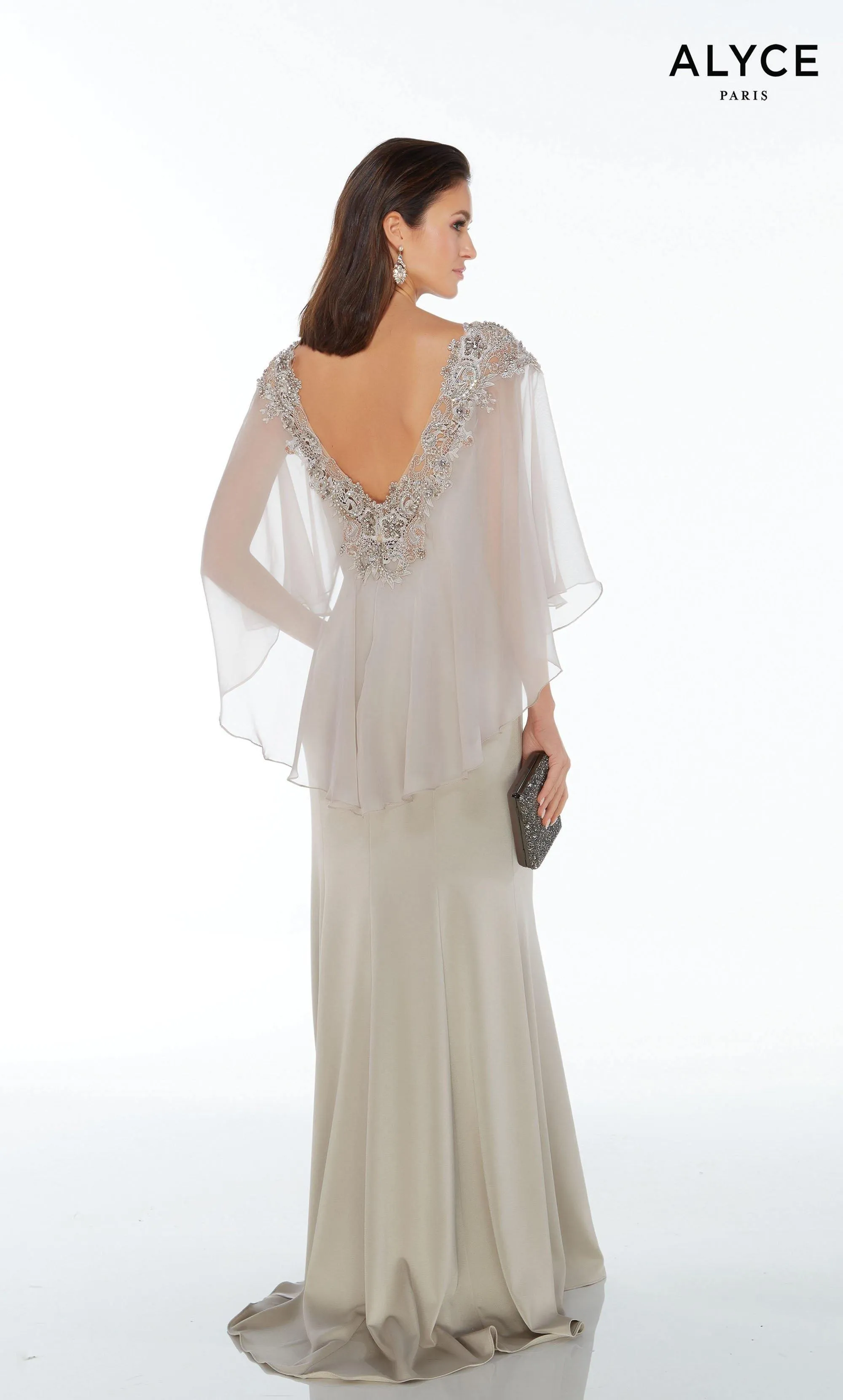 ALYCE Paris 27170 Special Occasion V-neck Embellished Straight Dress sold by Alyce Paris product image thumbnail 2