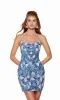 Formal Dress: 4625. Short, Scoop Neck, Straight, Open Back sold by Alyce Paris