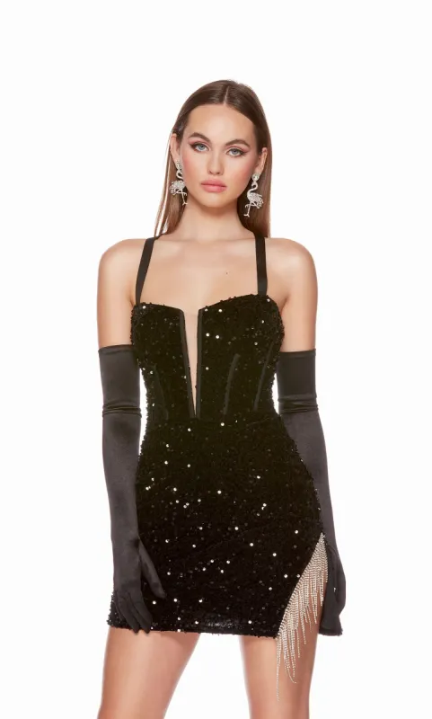 Formal Dress: 4795. Short, Plunging Neckline, Straight sold by Alyce Paris