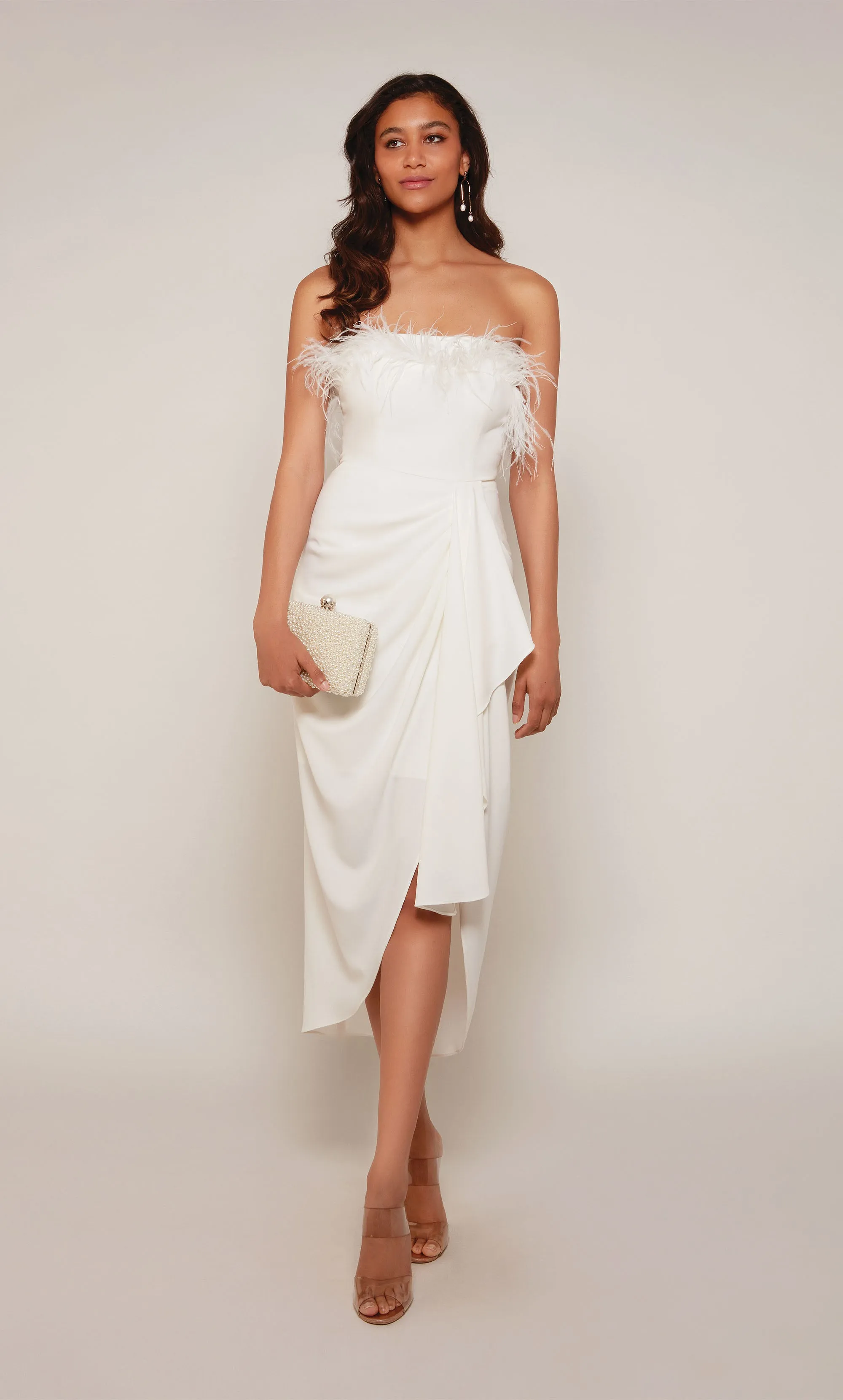 ALYCE Paris 70034 Bridal Strapless Neckline Sexy High-low Dress sold by Alyce Paris