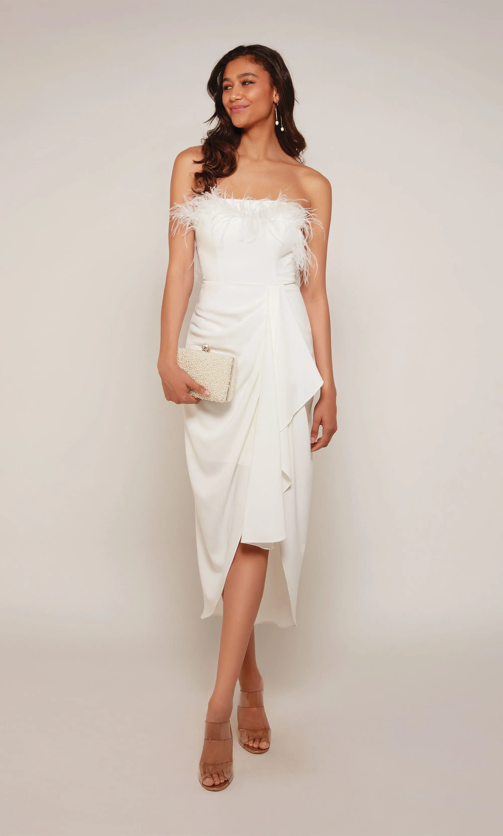 ALYCE Paris 70034 Bridal Strapless Neckline Sexy High-low Dress sold by Alyce Paris product image thumbnail 3