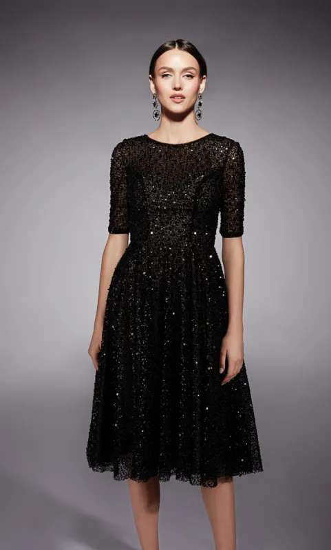 Formal Dress: 70062. Short, Illusion Neckline, A-line sold by Alyce Paris