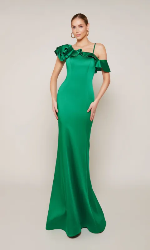 ALYCE Paris 27691 Special Occasion One Shoulder Neckline Ruffles Mermaid Dress sold by Alyce Paris