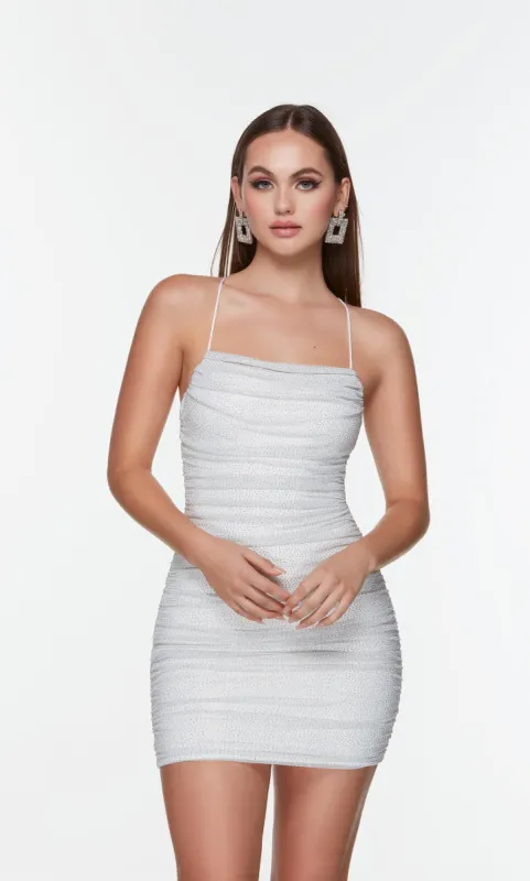 ALYCE Paris 4570 Homecoming Short Straight Across Elegant Straight Dress sold by Alyce Paris