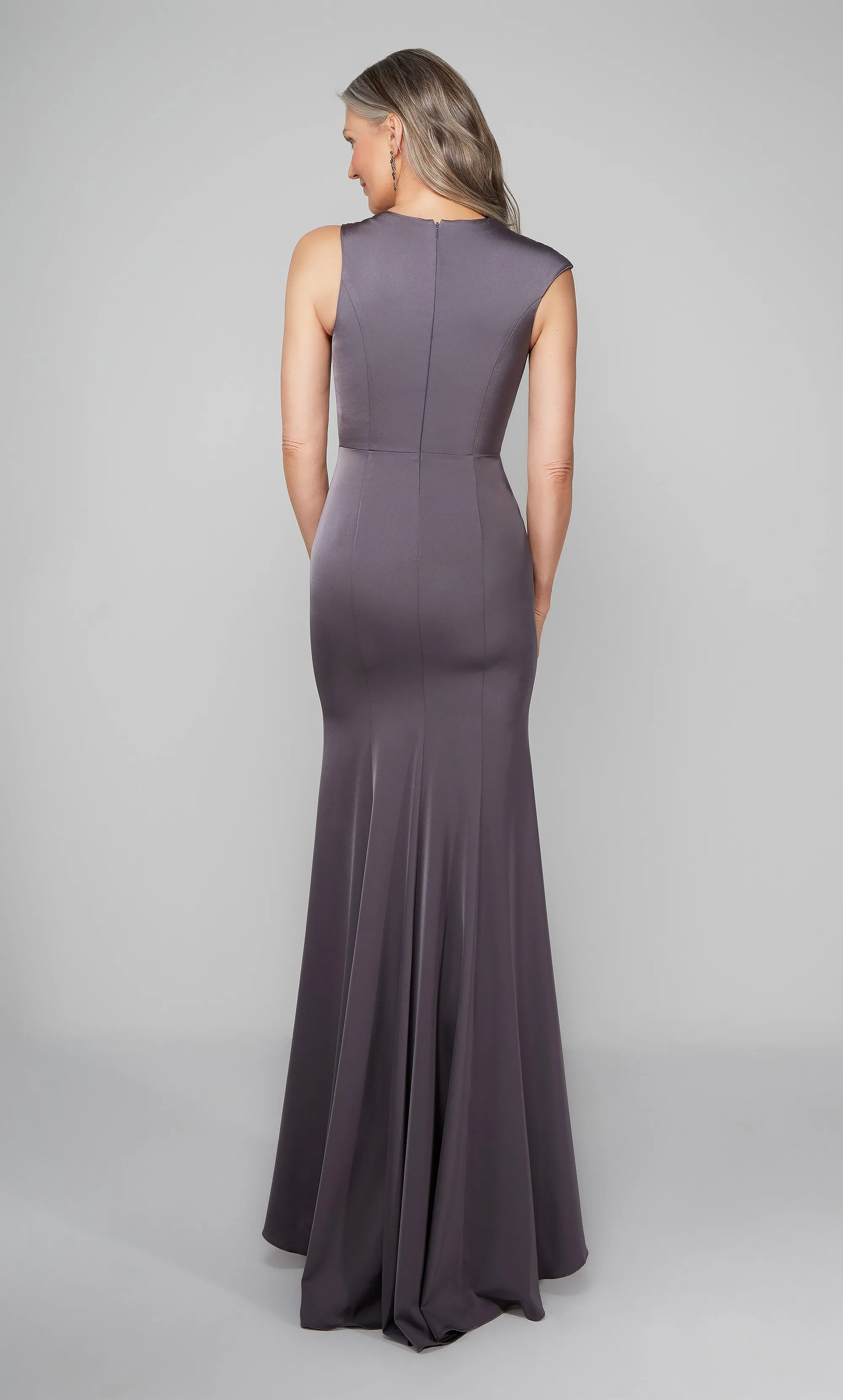 ALYCE Paris 27598 Special Occasion High Neckline Modest Straight Dress sold by Alyce Paris product image thumbnail 2