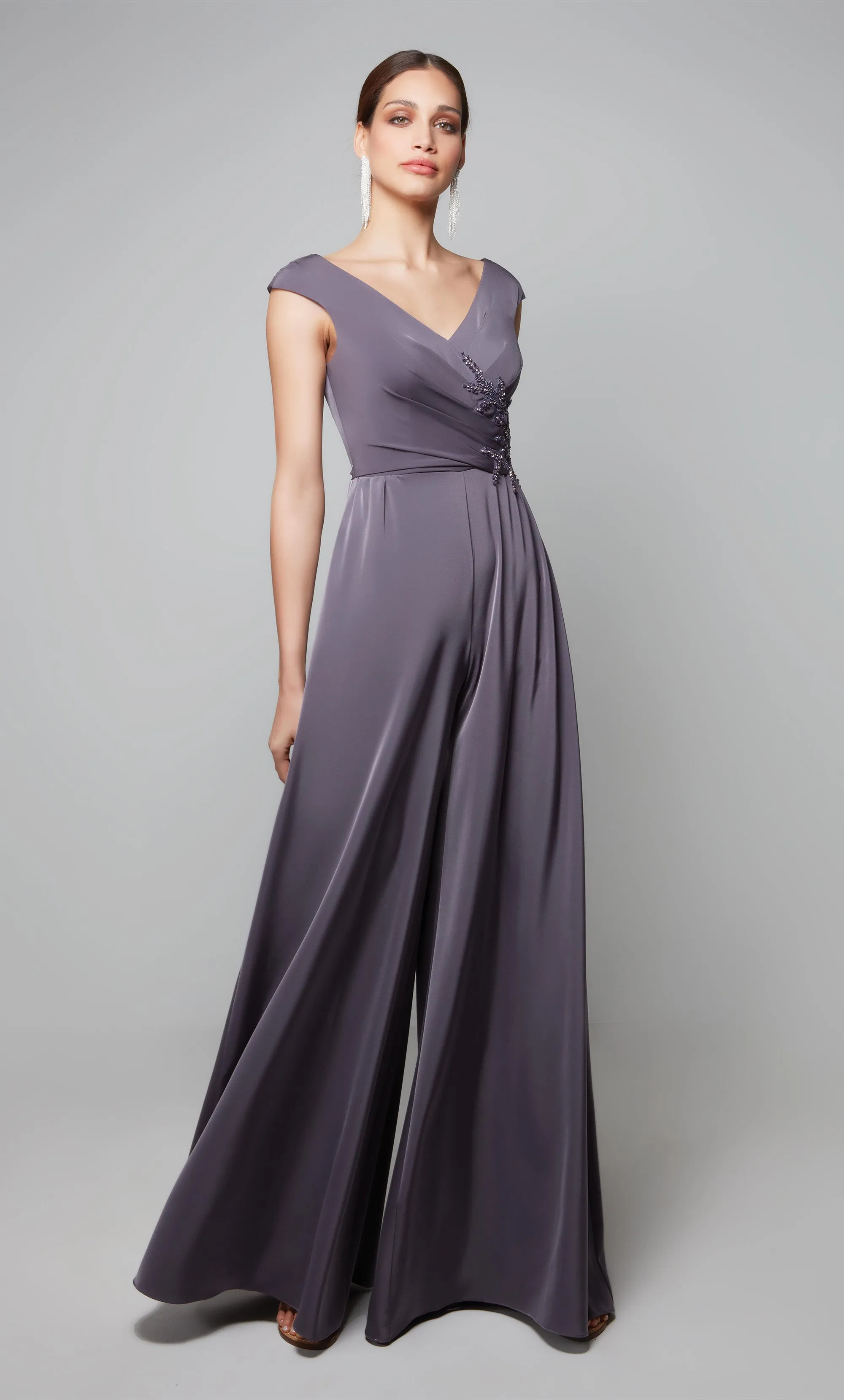 ALYCE Paris 27559 Special Occasion V-neckline Chic Jumpsuit Dress sold by Alyce Paris product image thumbnail 2