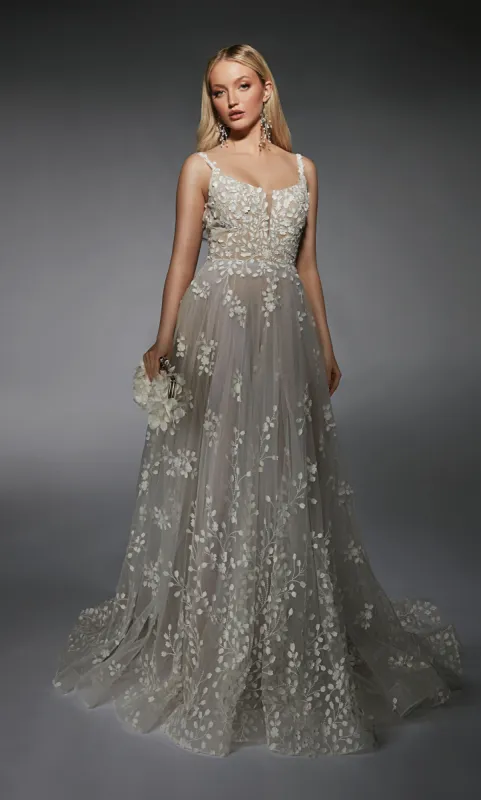 ALYCE Paris 7132 Bridal Scoop Elegant A Line Dress sold by Alyce Paris
