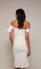 ALYCE Paris 70032 Bridal Off The Shoulder Ruffles Straight Dress sold by Alyce Paris