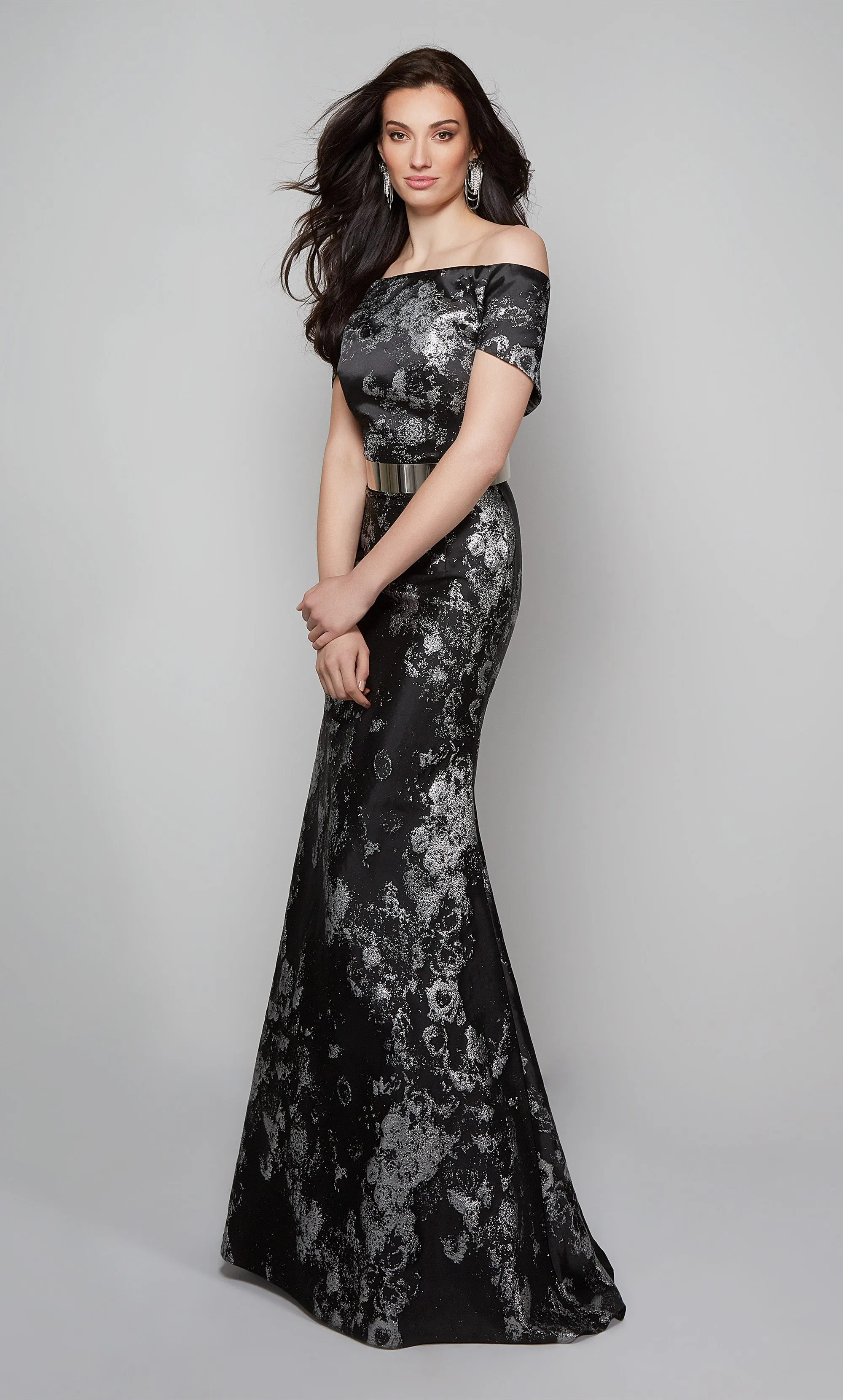 Formal Dress: 27622. Long, Off The Shoulder, Fit N Flare sold by Alyce Paris product image thumbnail 4