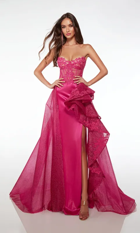 Formal Dress: 61496. Long, Strapless, Straight, Closed Back sold by Alyce Paris