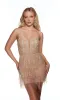 ALYCE Paris 4807 Homecoming Short Scoop Fringe Straight Dress sold by Alyce Paris